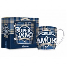 CANECA PORCELANA URBAN 360ML - USO EXCLUSIVO DE UM SUPER VOVÔ